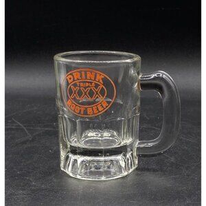 Miniature Triple XXX Root Beer Mug Advertising Shot Glass